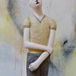 Katrin_Zickler_Leben_2020_Mischtechnik_30x12x9 aus der Werkgruppe Keine Helden gefördert durch das Land Sachsen Anhalt