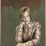 Katrin_Zickler_Lucas_2021_Acryl/Farbstift_100x70