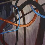 Katrin_Zickler_"Verwicklung"_2021_Acryl_auf_Papier_120x80